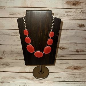 Francesca’s Collection pink chunky necklace.